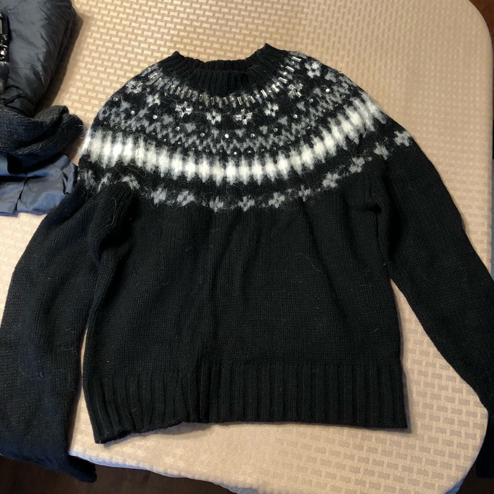 marc jacobs gem embellished wool sweater